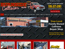 Tablet Screenshot of burnsidecollision.com